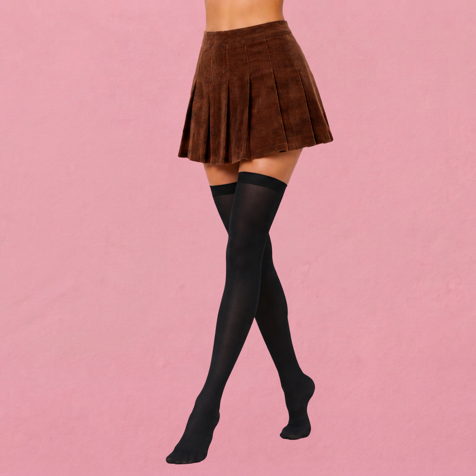 Sexy Black White Soild Color Long Socks Women over Knee Thigh High over the Knee Stockings Lolita Ladies Girls Warm Knee Socks